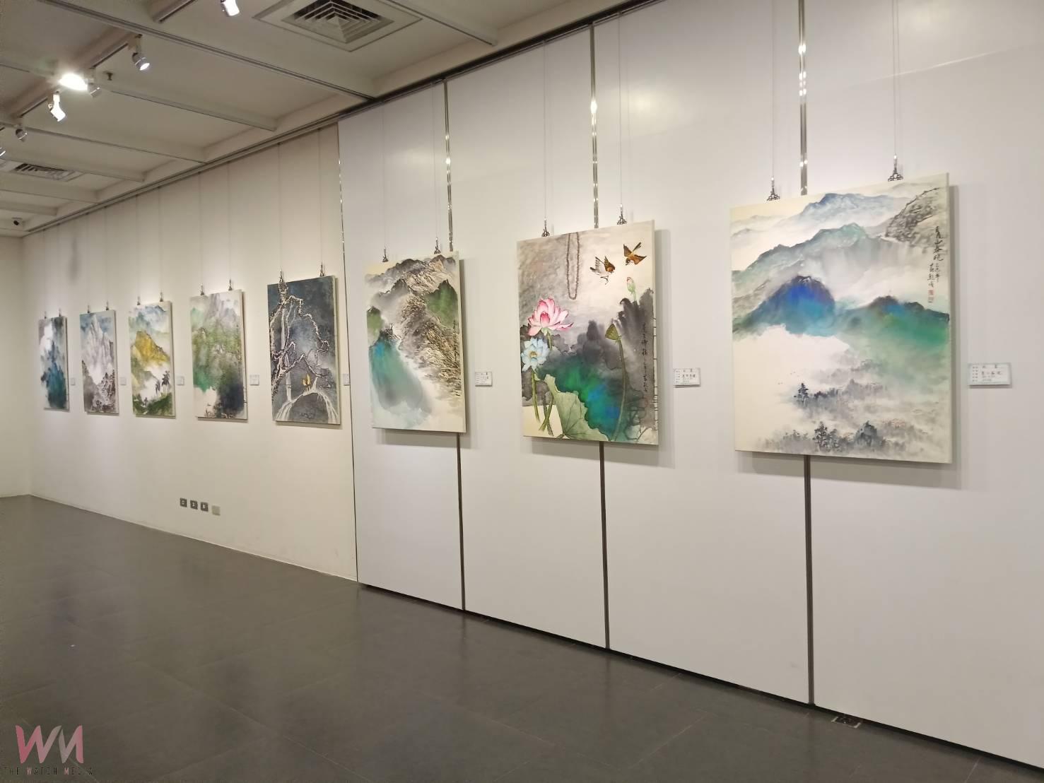 壯麗山河入畫來　黃乾成（黃宇立）水墨創作展於北港文化中心盛大開幕 - https://www.watchmedia01.com