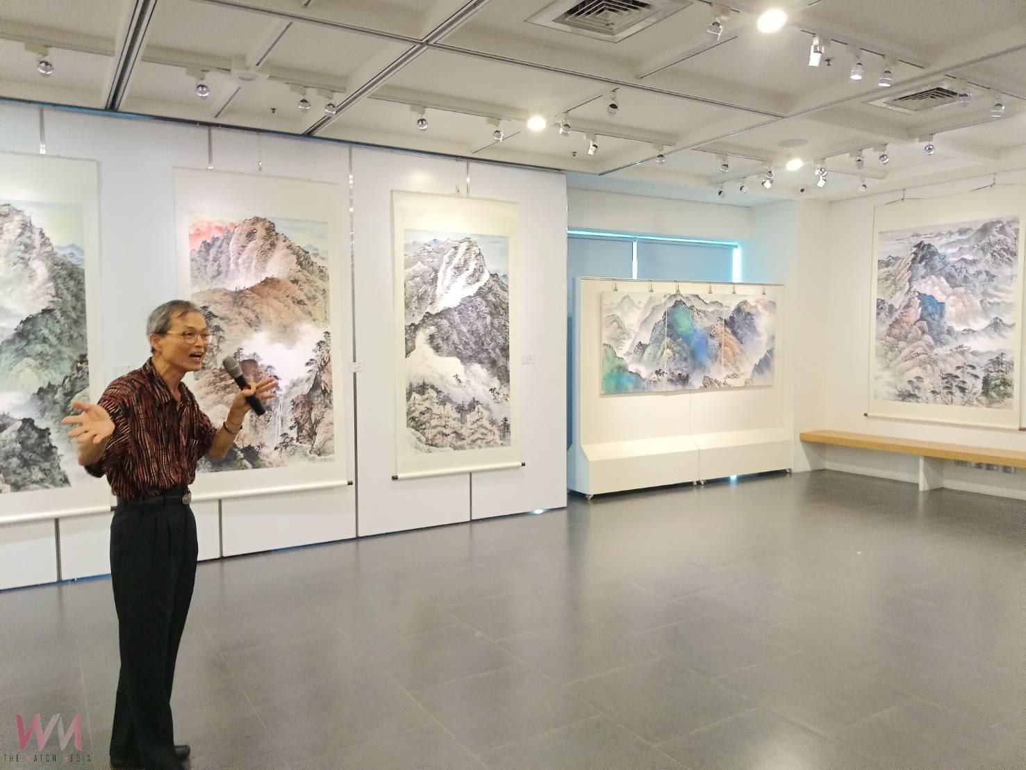 壯麗山河入畫來　黃乾成（黃宇立）水墨創作展於北港文化中心盛大開幕 - https://www.watchmedia01.com