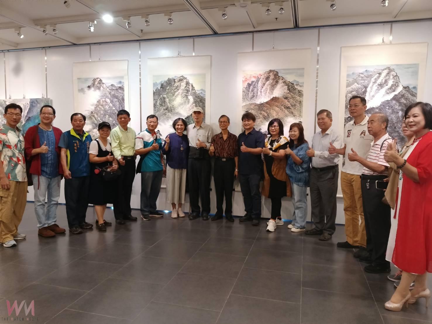 壯麗山河入畫來　黃乾成（黃宇立）水墨創作展於北港文化中心盛大開幕 - https://www.watchmedia01.com