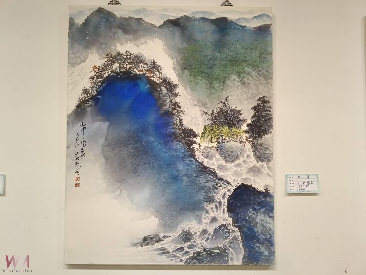 壯麗山河入畫來　黃乾成（黃宇立）水墨創作展於北港文化中心盛大開幕 - https://www.watchmedia01.com