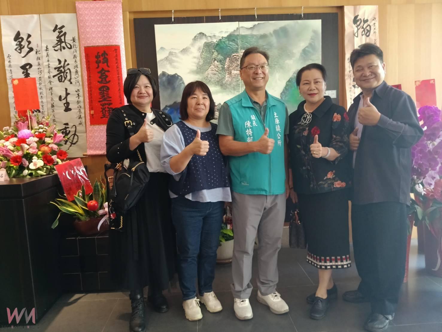 壯麗山河入畫來　黃乾成（黃宇立）水墨創作展於北港文化中心盛大開幕 - https://www.watchmedia01.com