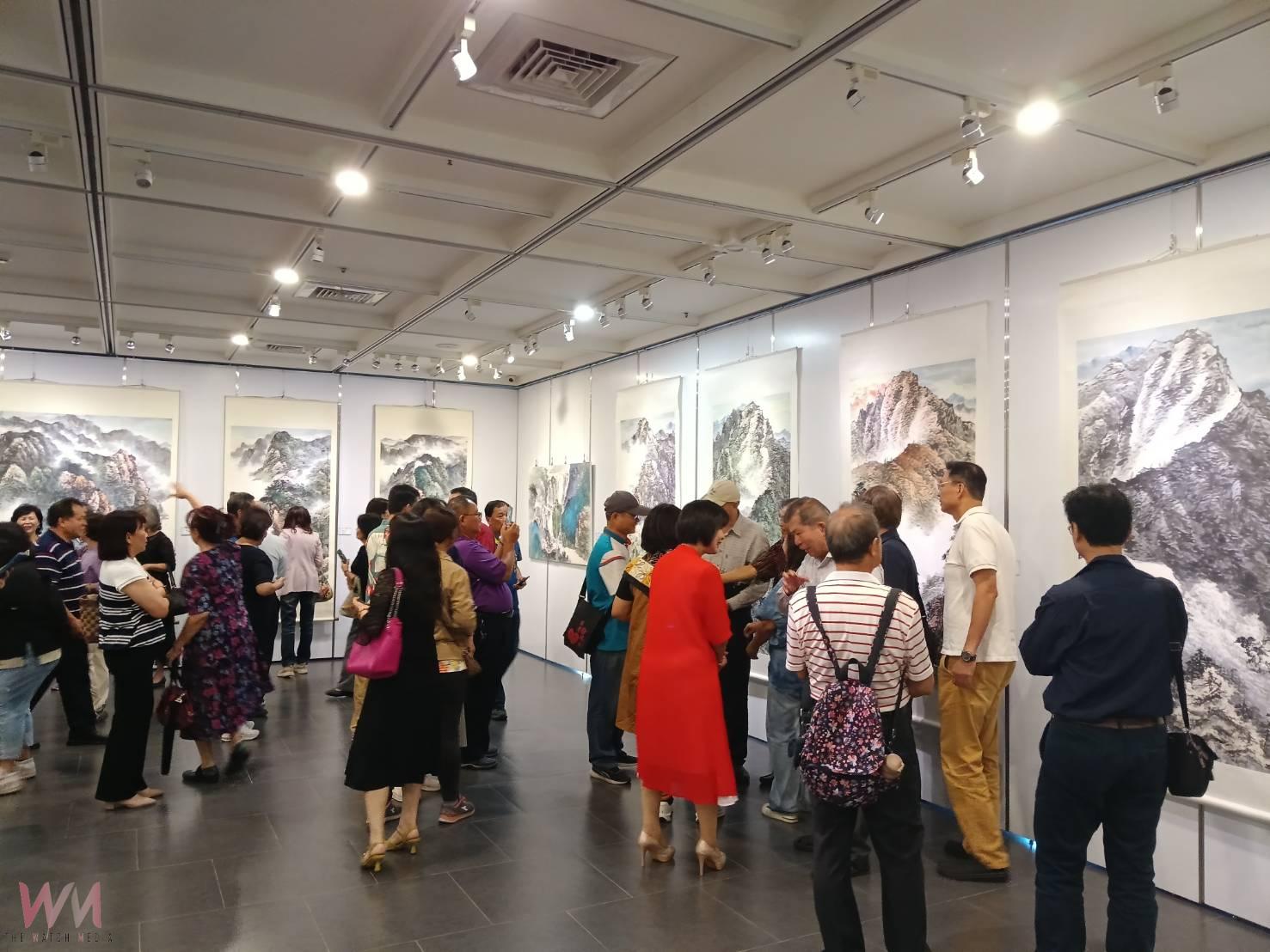 壯麗山河入畫來　黃乾成（黃宇立）水墨創作展於北港文化中心盛大開幕 - https://www.watchmedia01.com