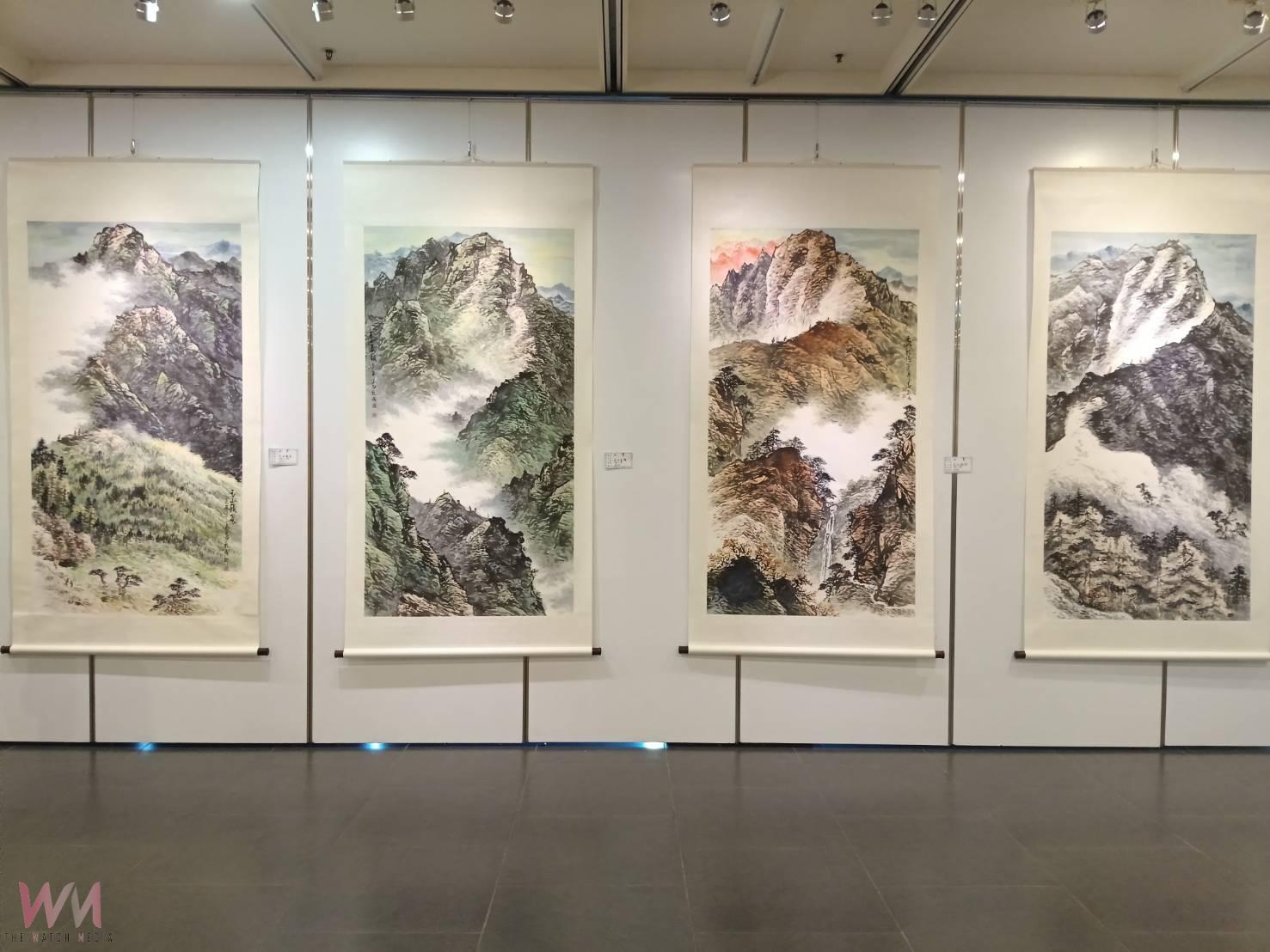 壯麗山河入畫來　黃乾成（黃宇立）水墨創作展於北港文化中心盛大開幕 - https://www.watchmedia01.com